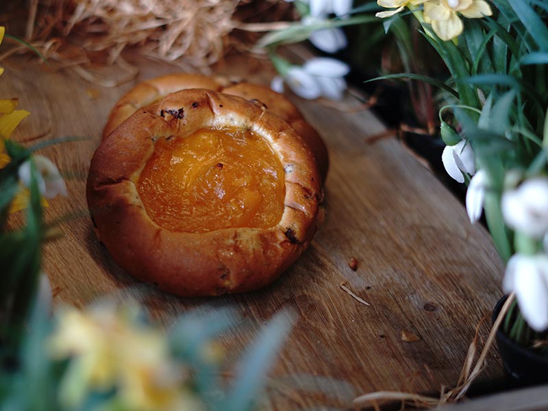 Bakkerij Vooges - Pasen - Abrikozen-krentenbol