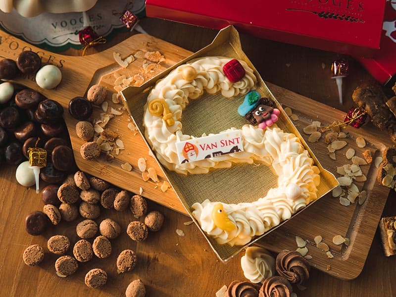 Bakkerij Vooges Chocoladeletter Wit - Welke chocoladeletter wil jij van de Sint krijgen?