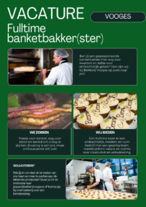 vacature - Fulltime banketbakker(ster) vacature - Fulltime banketbakker(ster)